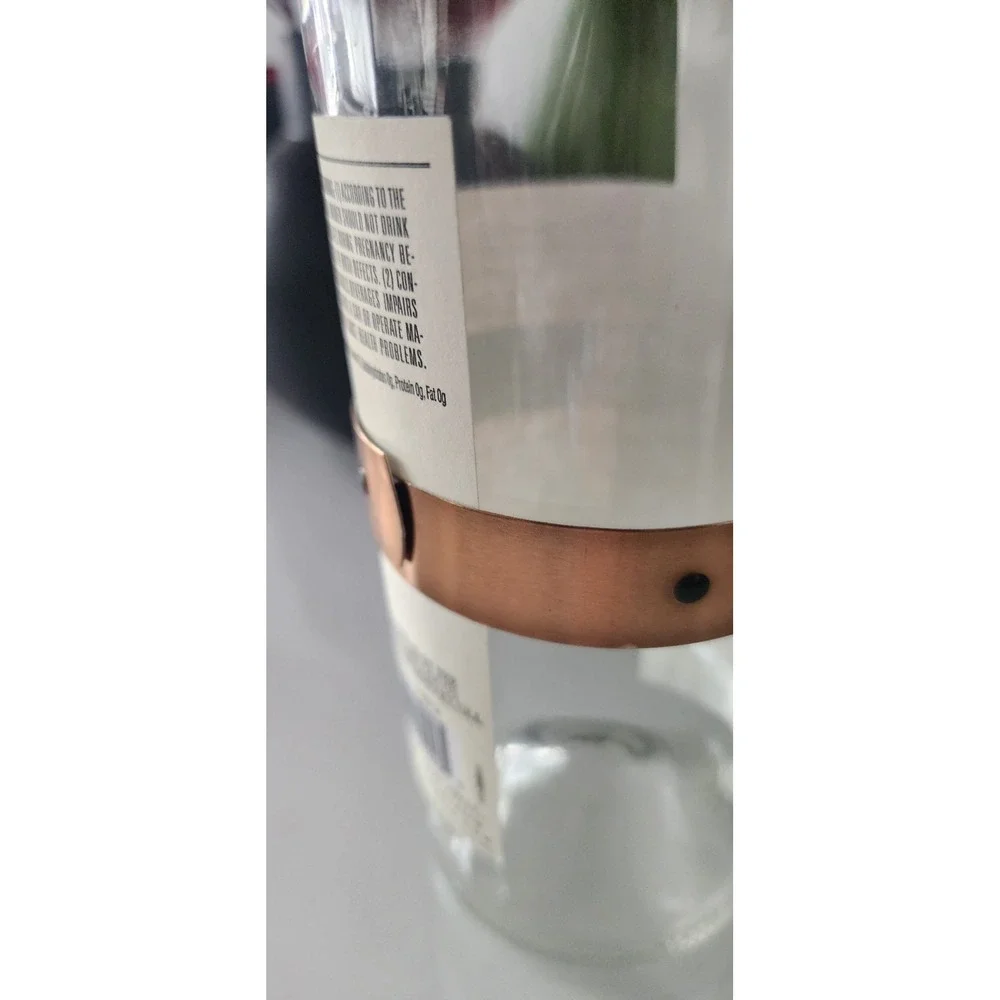 Basil Hayden Bottle  Kentucky Straight Bourbon Whiskey 750ml w Cork EMPTY Copper